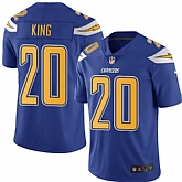 Nike Men & Women & Youth Chargers 20 Desmond King Royal Color Rush Limited Jersey,baseball caps,new era cap wholesale,wholesale hats